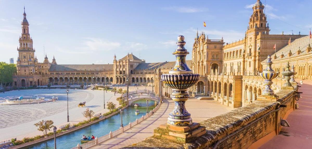 Plaza España, acogedor apartamento con patio Sevilla Exterior foto